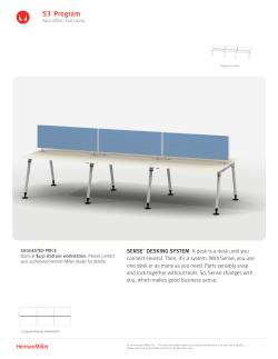 Sense Desking System