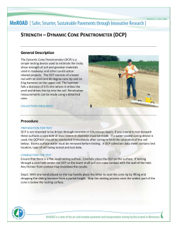 Dynamic Cone Penetrometer