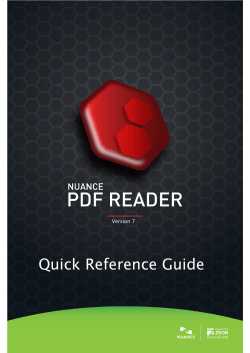 Quick Reference Guide