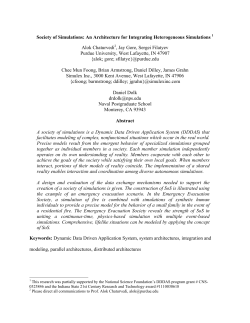 Society of Simulations - Krannert School of Management