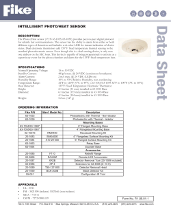Intelligent Photo-Heat Sensor P.1.89.01-1