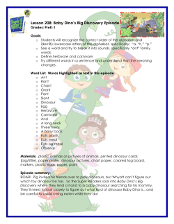 Baby Dino`s Big Discovery Episode