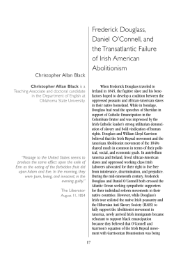 Frederick Douglass, Daniel O`Connell, and the Transatlantic Failure