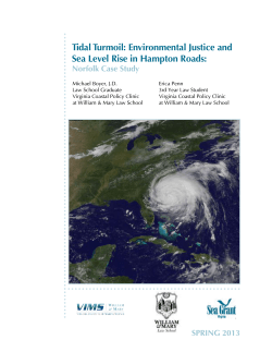 Tidal Turmoil: Environmental Justice and Sea Level Rise in