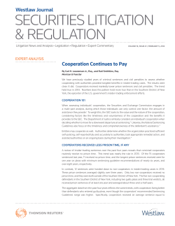 Cooperation Continues to Pay