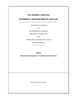 fec highway services intermodal drayage