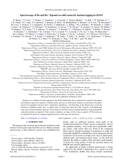 Spectroscopy of Ba and Ba deposits in solid xenon for barium