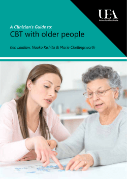 CBT with older people