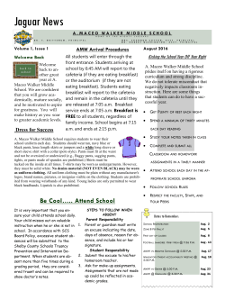 Jaguar News - Shelby County Schools