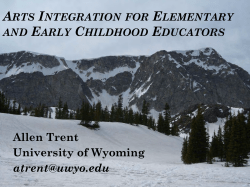 arts integration for elementary and early childhood educators