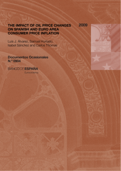the impact of oil price changes on spanish and