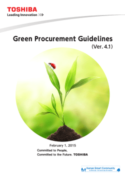 Green Procurement Guidelines