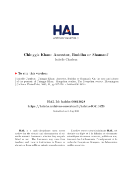 Chinggis Khan: Ancestor, Buddha or Shaman?