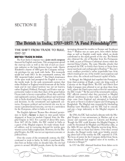 The British in India, 1707&ndash;1857: &ldquo;A Fatal Friendship&rdquo;?100