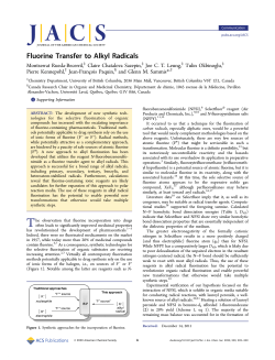 Fluorine Transfer to Alkyl Radicals