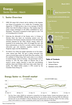 Energy - Nova Investment Club