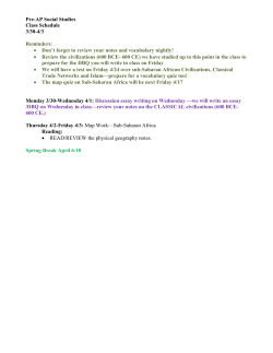 Pre-AP World History