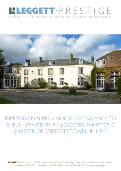 IMPRESSIVE MANSION HOUSE DATING BACK TO EARLY 18TH