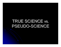 The Scientific Method