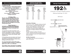 Route 192 - Chicago Transit Authority