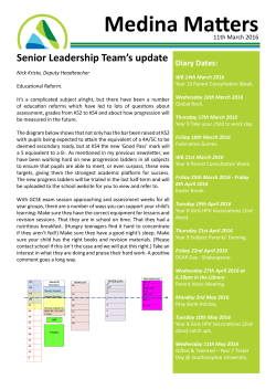 Medina Matters - Medina College