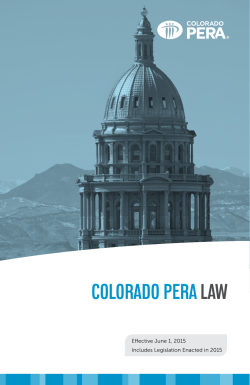 PERA Law - Colorado PERA