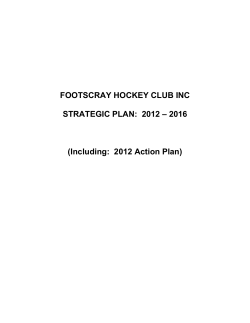 FOOTSCRAY HOCKEY CLUB INC