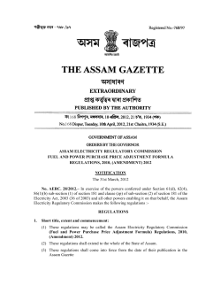 Fuel and Power Purchase Price Adjustment Formula