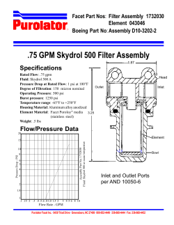 75 GPM Skydrol 500 Filter Assembly