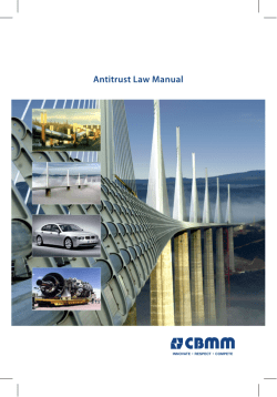 Antitrust Law Manual