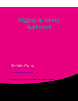 Digging up Johnny Appleseed - Discover Fun History in Clio`s Cave