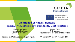 Digitization of Natural Heritage Framework, Methodology, Standards