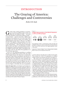 INTRODUCTION: The Graying of America