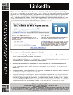 LinkedIn - USC Aiken