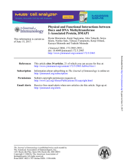 1-Associated Protein, DMAP1 Daxx and DNA Methyltransferase
