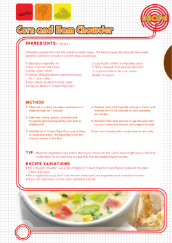 Corn and Ham Chowder