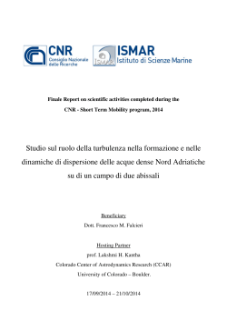 Studio sul ruolo della turbulenza nella formazione e nelle