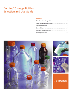 Corning Storage Bottles