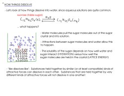 HOW THINGS DISSOLVE - Let`s look at how things dissolve into