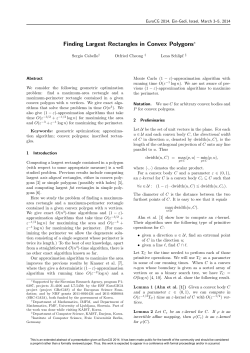 Finding Largest Rectangles in Convex Polygons