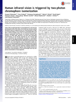 Human infrared vision is triggered by two