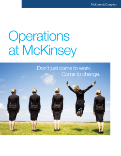 Don`t just come to work. Come to change.