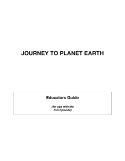 Educators Guides for Episodes 1-11