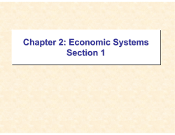 Economic Systems Section 1 - jb