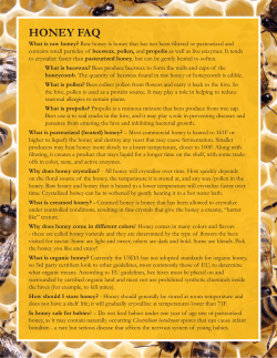 honey faq - City Market