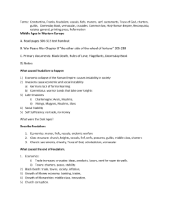 Medieval outline - Westgate Mennonite Collegiate