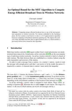 An Optimal Bound for the MST Algorithm to Compute Energy