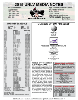 2015 unlv media notes