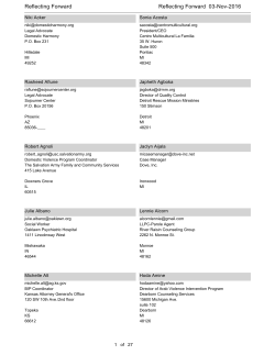 Reflecting Forward 03-Nov-2016 Reflecting Forward