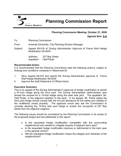 Staff Report - City of Santa Monica